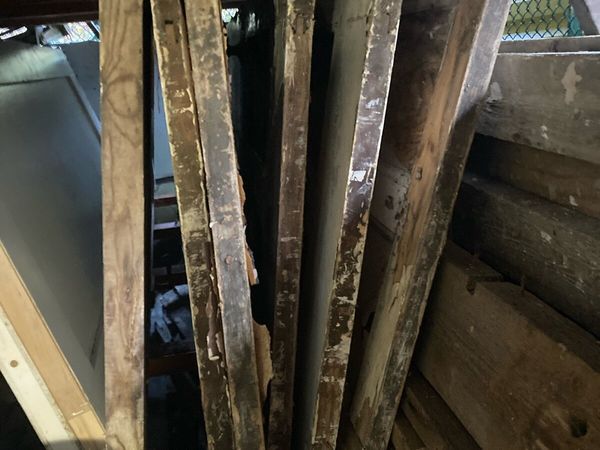 Five Vintage 4 panel internal doors - Main image