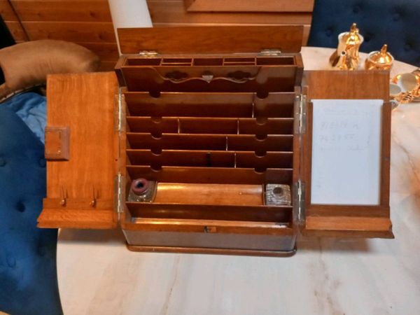 1840s antique Thomas Turner stationery cabinet D18 - Main image