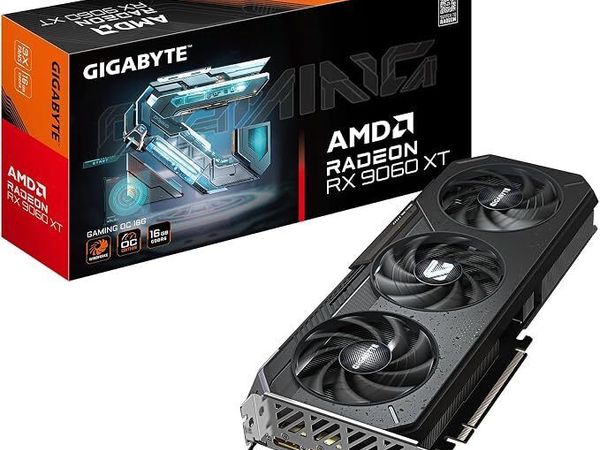 Gigabyte Radeon Rx 9060 Xt Gaming Oc 16g Graphics Card - 16gb Gddr6, 128bit, Pci-e 5.0, 3320 Mhz Core Clock, 2 X Displayport, 1 X Hdmi, Gv-r9060xtgaming Oc-16gd - Main image