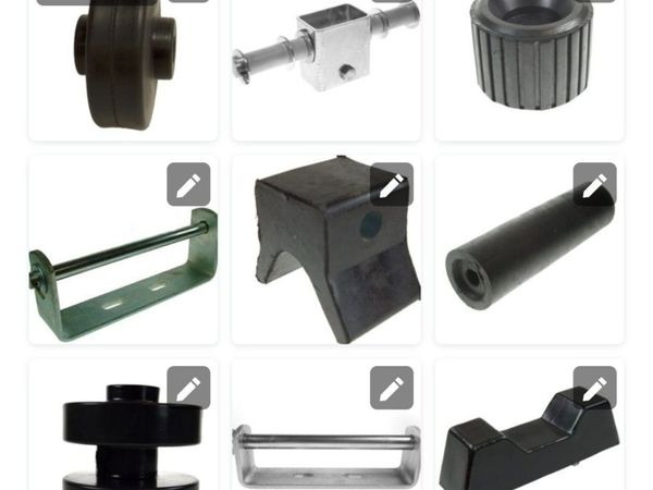 Boat trailer rollers www.boatandtrailerparts.com - Main image