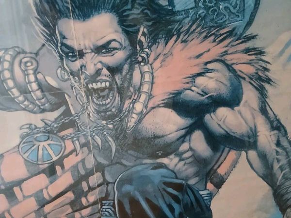 Vintage 2000 AD Sláine The Poster Prog Perspex - Main image