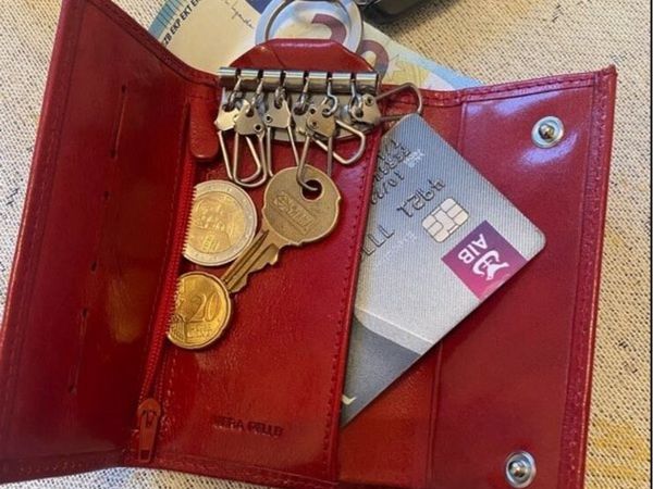 Leather Key/ card/ note/coin Wallet - Main image