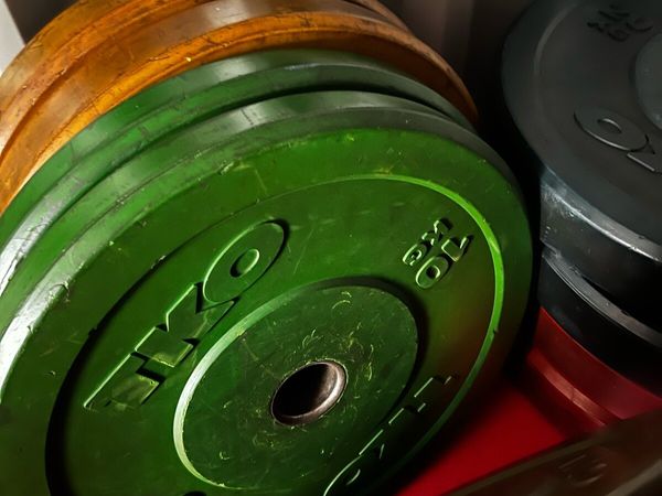 150kg TKO Olympic bumper weight set - Main image