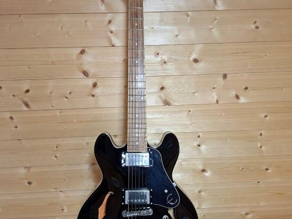 Epiphone ES-339 Black with Hard Case Excellent Guitar - Main image