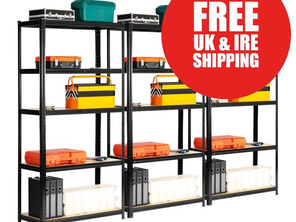 3 BAY SHELVING OFFER! Black 400mm Deep Ref:BS011 - Main image