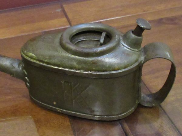antique car vintage oil can garage cave pub RARE - Main image