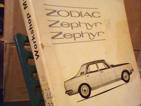 Zepher zodiac workshop manual. - Main image