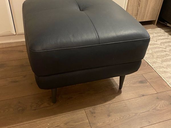 Borgo Footstool - Italian Leather - Main image