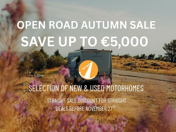 OPEN ROAD AUTUMN MOTORHOME SALE - NOW ON - Main image