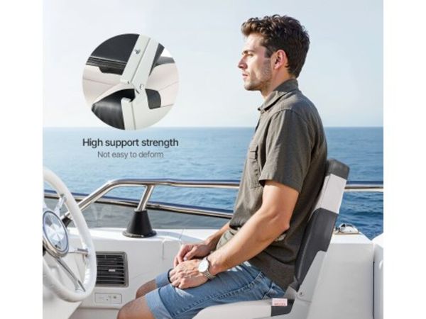Boat Seat, High Backrest, Folding Fishing Boat Sea - Main image