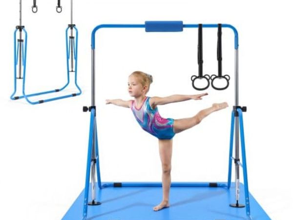 Gymnastic Bars for Kids, 63.5 kg Capacity Folding - Main image