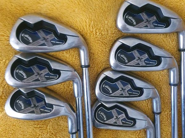 Spotless callaway x18 pro irons - Main image