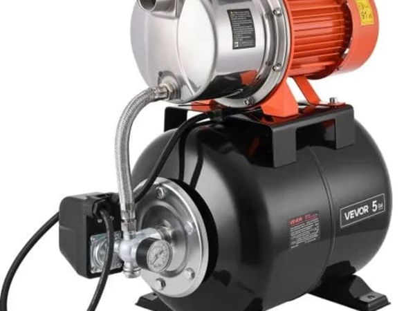 1.6 HP Shallow Well Pump with Pressure Tank, 230V - Main image