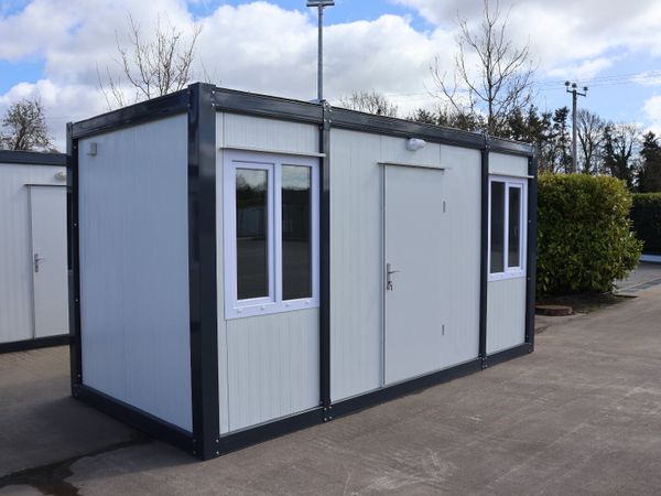 5mx2.3m Portable Office Cabin/Site Office–Wired - Main image