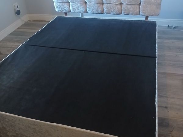 King size velvet Bed base - Main image