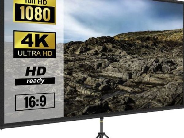 Tripod Projector Screen with Stand 100inch - Main image