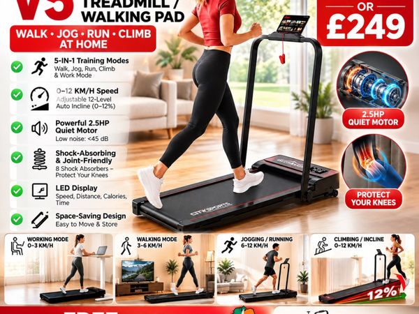 Citysports V5 Compact Treadmill / Walk Pad - Main image