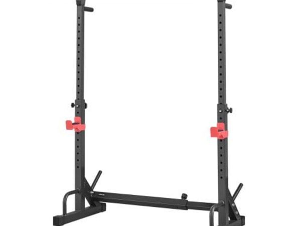 Power Cage Squat Rack, Home Gym Power Rack with Ad - Main image