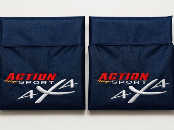 ACTION SPORT 4×4 HEAVY DUTY SEAT COVERS – BLUE - Main image