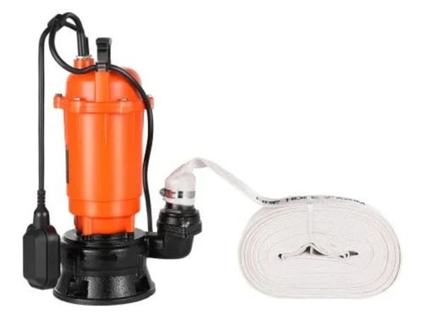 1500W Submersible Trash Pump, 22800 L/H, Cast Iron - Main image