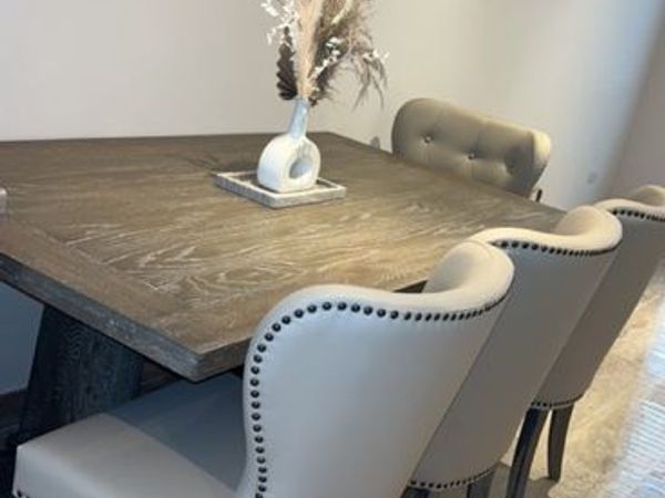 Solid Wood dining table & 4 chairs - Main image