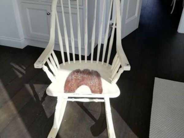 Laura Ashley Bramley Cream Rocking Chair - Main image