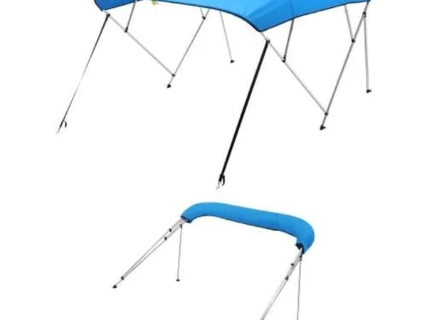4 Bow Boat Bimini Tops, 600D Polyester Canopy with - Main image