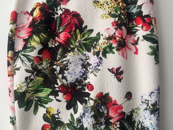 Anonyme Designers textured floral skirt size 14 - Main image
