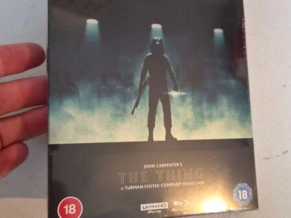 The Thing 4K UHD + Blu Ray Zavvi limited edition steelbook (New Sealed) - Main image