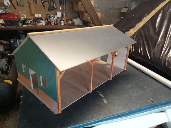 Shed for toy tractors and farm machinery - Main image