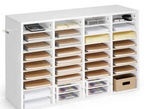 Literature Organizer, 36 Compartments Office Mailb - Main image