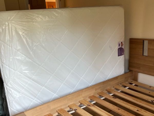 King size bed and mattress - Main image