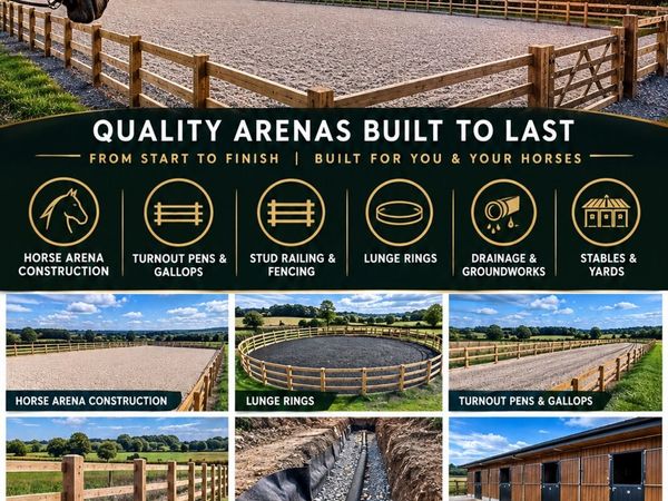 Horse arena construction - Main image