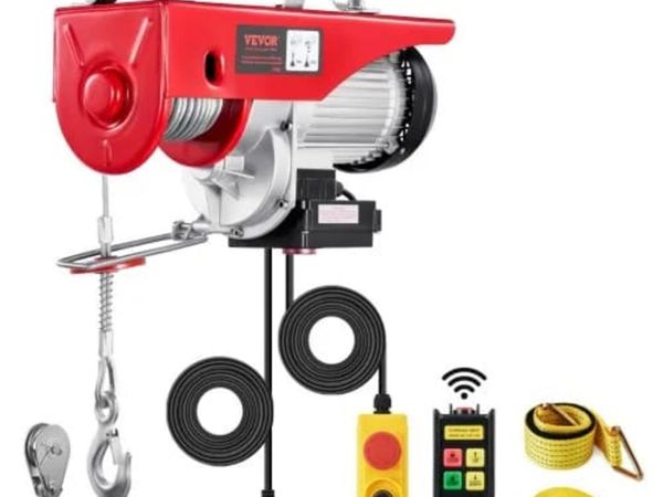 Electric Hoist Crane Winch 997.9 kg 9997.4 cm Wire - Main image