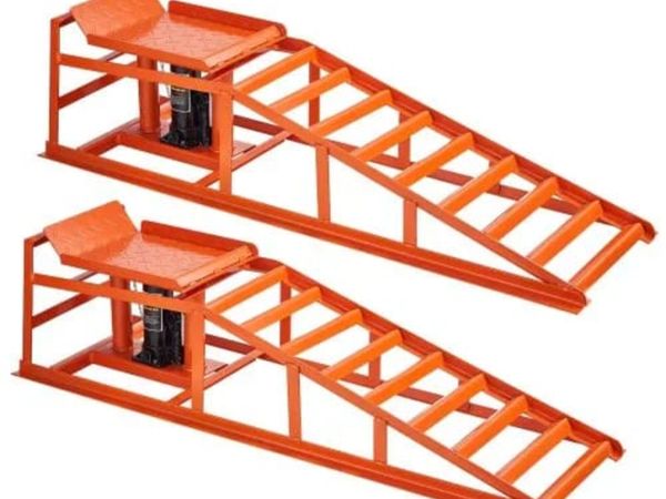 Hydraulic Car Ramps, 2 PCS 5T 11000 lbs, 270-360 m - Main image