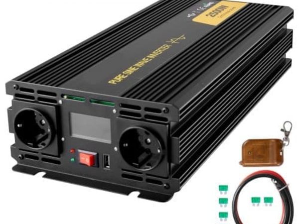 Pure Sine Wave Inverter 2500W Power Inverter DC 12 - Main image