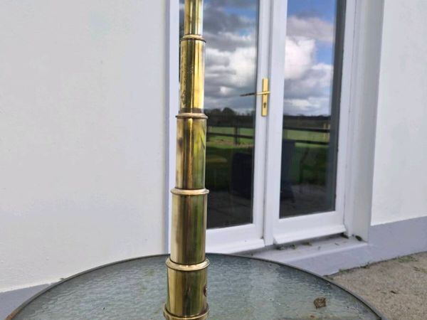 Old marine  brass  telescope - Main image