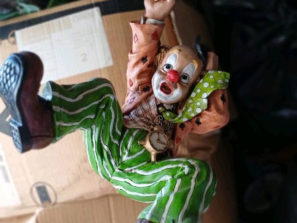1970s Ceramic Hanging Clown - Main image