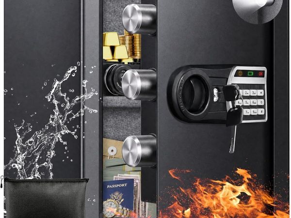 50L Anti-Theft Safe Fireproof Bag Keypad + Key - Main image