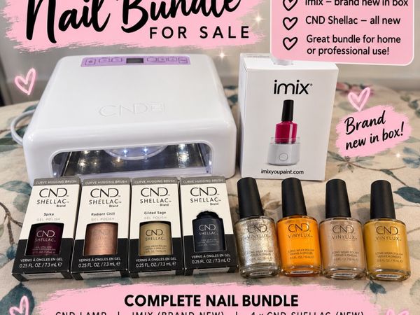 Nail lamp shellac bundle - Main image
