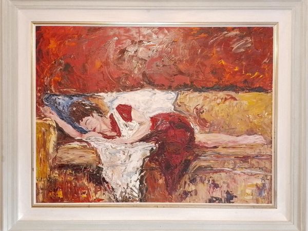Declan Marry Silent Moments Large Oil Painting - Main image