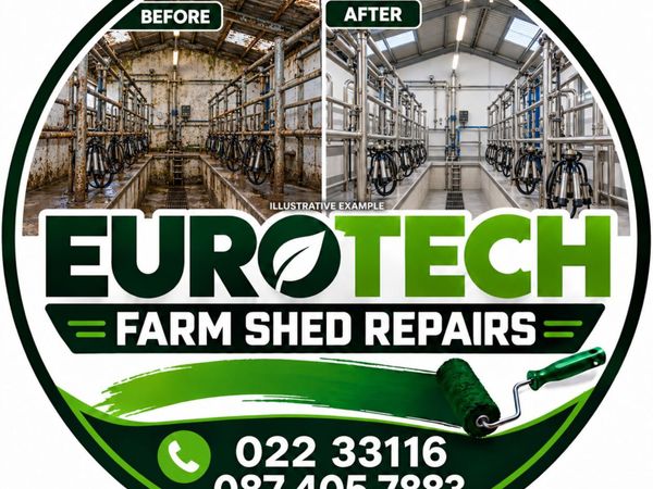 Farm Shed Repairs, Milk Parlours, Gutters & More - Main image