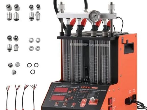 Fuel Injector Cleaner Tester, 9 Test Modes, 4-Cyli - Main image