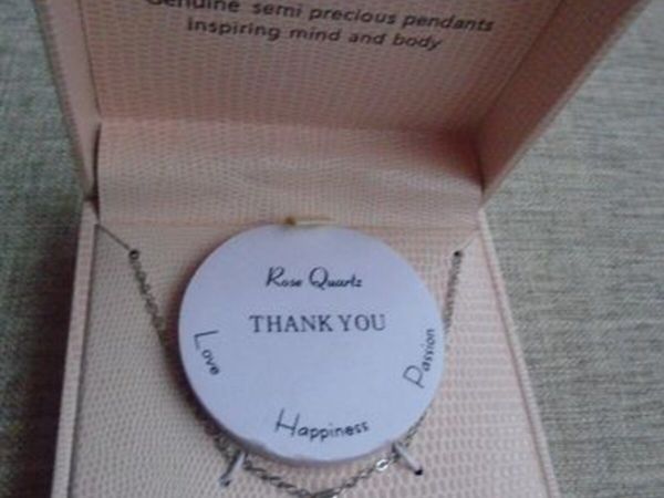 Rose Quartz pendant, Jewellery, Gift - Main image