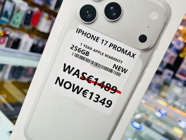 🔥iphone 17 promax 256GB new 1 year apple warranty - Main image