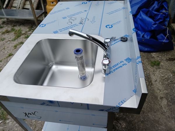 Staneless steel cabbinet sink unit complete - Main image