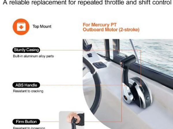 Boat Throttle Control, 8M0059686 Top-Mounted - Main image