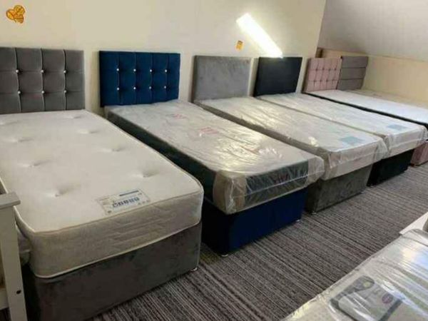 Brand new split divan base beds - Main image