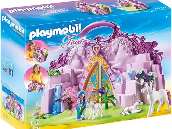 New:Playmobil Take Along Fairy Unicorn Garden 6179 - Main image
