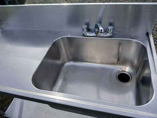 Staneless steel cabbinet sink unit complete - Main image